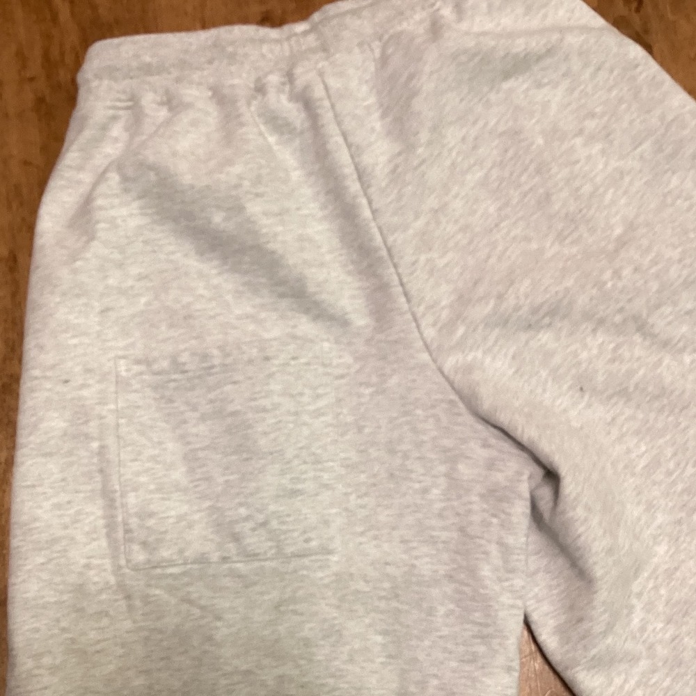 NAP‎ Take a Nap Light Gray Wide Leg Sweatpants Cropped Lounge Pants Small - Picture 6 of 6